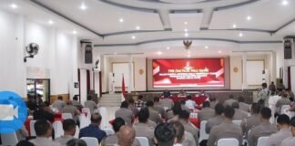 Wakapolda NTB Tekankan Profesionalisme Pengamanan Unjuk Rasa Lewat Tactical Wall Game