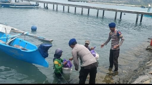 Ditpolairud Polda NTB Sasar Bansos ke Nelayan dan Masyarakat Pesisir Lombok dan Sumbawa