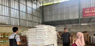 Satgas Pangan Polresta Mataram Pantau Pasar Kebon Roek, Pastikan Harga Beras Sesuai HET