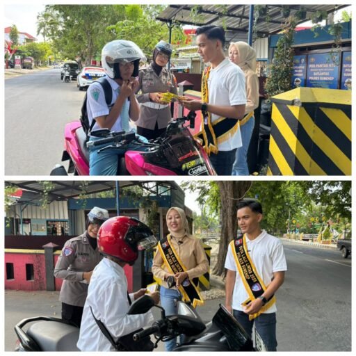 Polres Sumenep Edukasi Masyarakat Tertib Lalin Melalui Polantas Menyapa