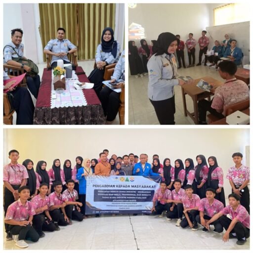 Mahasiswa dan Dosen Gelar PKM di SMK AtTaufiqiyyah Baros,Wujudkan Generasi Siap kerja Era Modern