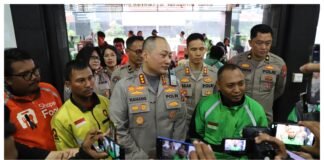 Sinergi Polresta Malang Kota Bersama Ojol Komitmen Jaga Kamtibmas