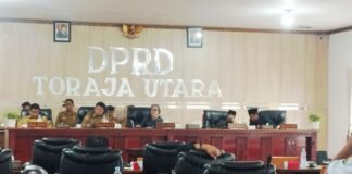 PAD Toraja Utara Hingga September 2025 Mencapai 63% Dari Target 71 Milyar