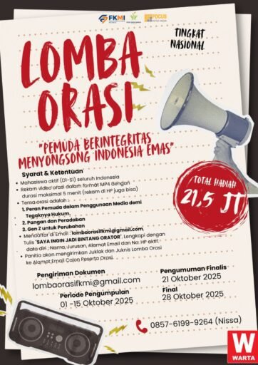 FKMI Gandeng Focus Intermedia dan Focus Karya Bangsa Gelar Lomba Orasi Nasional Mahasiswa di Batam