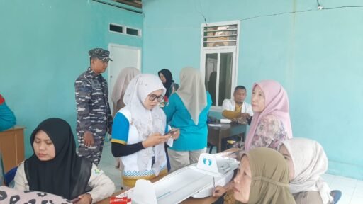 Babinpotmar Posal Seluma Lanal Bengkulu Monitoring Kegiatan Posyandu