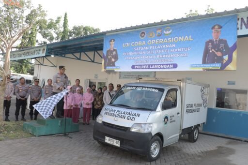 Polres Lamongan Gelar Uji Coba Operasional Sppg Yayasan Kemala Bhayangkari Polres Lamongan