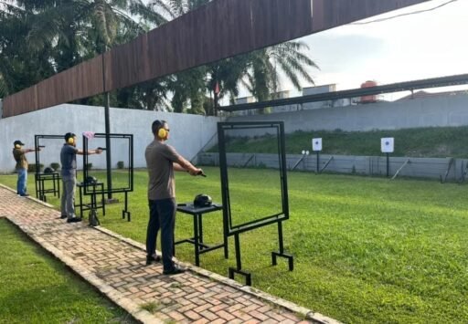 Tingkatkan Ketangkasan, Yanus Menembak Lanal Bengkulu Laksanakan Latihan Rutin