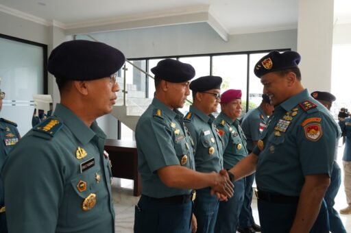 Komandan Kodaeral I Pimpin Acara Pelaporan Korps Kenaikan Pangkat Perwira Kodaeral I