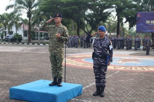 Semangat Kebangsaan, Lanal Bengkulu Laksanakan Upacara Bendera 17 an