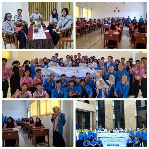 Mahasiswa dan Dosen Gelar PKM di SMK At Taufiqiyyah Baros,Wujudkan Generasi Muda Siap Kerja