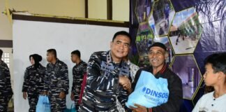 Komandan Puspenerbal Dampingi Pangkoarmada Rl Tinjau TMMD Koarmada Rl di Tasikmalaya