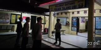 Polsek Talang Ubi Gelar Kegiatan Rutin Yang Ditingkatkan (KRYD) Ciptakan Situasi Aman Dan Kondusif