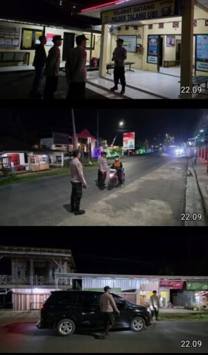 Polsek Talang Ubi Gelar Kegiatan Rutin Yang Ditingkatkan (KRYD) Ciptakan Situasi Aman Dan Kondusif