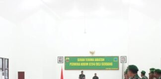 Dandim 0204/DS Pimpin Sertijab Danramil, Wujud Penyegaran dan Semangat Pengabdian