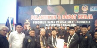 Dea Eka Rizaldi, SH Terpilih Sebagai Ketua Ikatan Pencak Silat Indonesia (IPSI) Karawang 2025-2028
