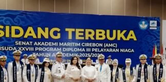 Akademi Maritim (AMC Bekasi) Luluskan Puluhan Pelaut Niaga Profesional dalam Sidang Senat Terbuka