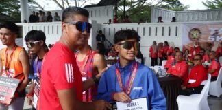 Danrem 022/PT Lepas Ribuan Peserta Fun Run Semarak HUT TNI ke – 80 di Asahan