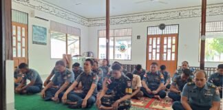 Lanal Simeulue Laksanakan Do’a Bersama Dalam Rangka Panen Ketahanan Pangan TNI AL Tahun 2025