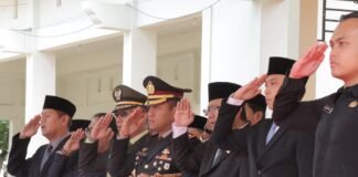 Kapolres Lamongan Hadiri Upacara Peringatan Hari Sumpah Pemuda Ke-97 Tahun 2025.