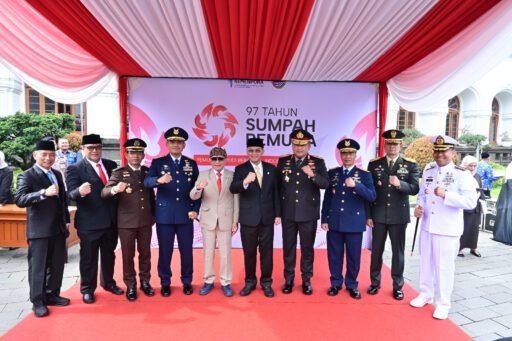 Komandan Lanal Bandung Hadiri Upacara Peringatan Hari Sumpah Pemuda Ke-97 Tahun 2025