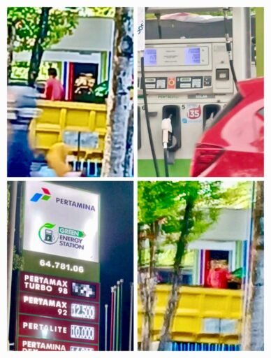 Aksi Pengisian Dexlite oleh Dump Truk di SPBU Kota Baru Diduga Melibatkan Pengawas dan Pemilik HS!