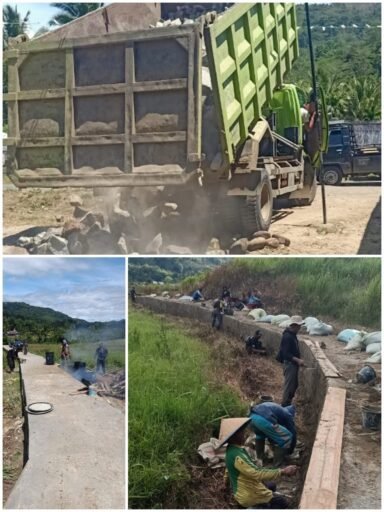 Sudah Melalui Musdes, Masyarakat Desa Apresiasi pembangunan Pjs Kades Talang Baru II Tahun 2025.