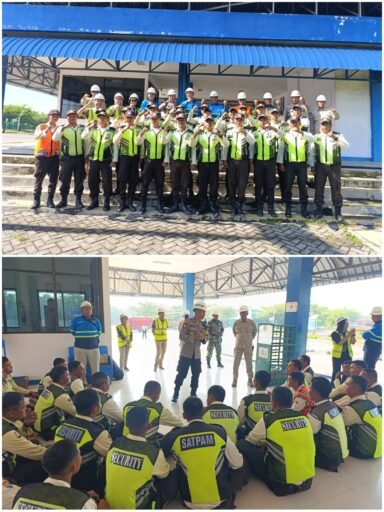 Polsek Ngimbang Gelar Pelatihan Dan Pembinaan Satpsm Pabrik PT. KTM ( Kebun Tebu Mas ) DI Ngimbang