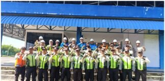Polsek Ngimbang Gelar Pelatihan Da Pembinaan Satpsm Pabrik PT. KTM ( Kebun Tebu Mas ) DI Ngimbang