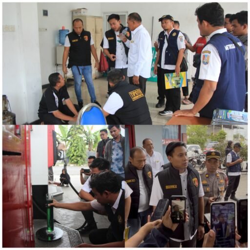 Polres Tuban Bersama Diskopumdag Cek SPBU Respon Keluhan Masyarakat terkait BBM