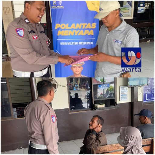 Ada Program “Polantas Menyapa” Dekatkan Pelayanan Samsat Krian Bersama Masyarakat