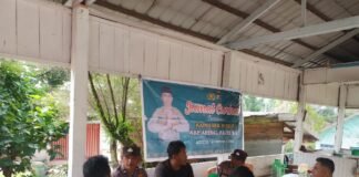 WASPADA GANGGUAN KAMTIBMAS, PERSONIL POLSEK BUNUT TERIMA CURHAT PARA PEMUDA