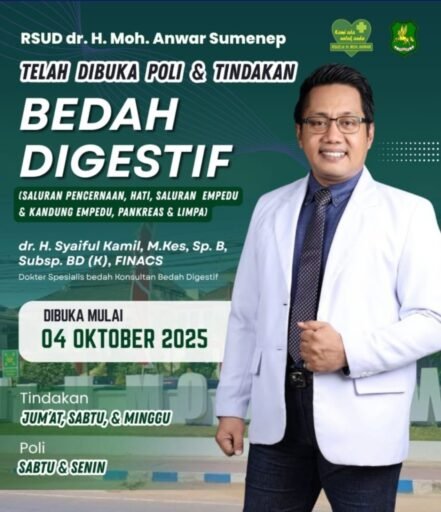 Bedah Digestif RSUDMA Sumenep, Solusi Layanan Kesehatan Modern Bagi Masyarakat Madura