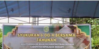 Kenduri kampung, Syukuran dan Do,a bersama Tahunan Desa Pangkalan Balai