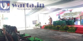 Danrem 043/Gatam Lampung, melakukan kunjungan kerja ke Markas Kodim 0422/LB
