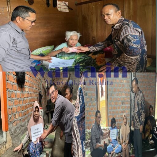 Pembagian BLT Dana Desa Tahap Akhir di Pekon Bakhu Kecamatan Batu Ketulis