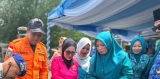 Ketua Bhayangkari dan PKK KLU Sinergi Jaga Biota Laut, Konservasi Terumbu Karang tuk Masa Depan