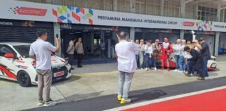 Ditpamobvit Polda NTB Sambut Reuni 40 Tahun Paskibraka Nasional di Lombok Tengah