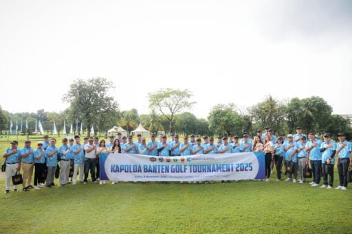 Andra Soni Apresiasi Polda Banten saat Hadiri Turnamen Golf Kapolda 2025