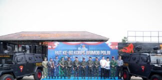 HUT ke-80 Brimob; Gubernur Dukung Brimob dalam Jaga Stabilitas Keamanan Banten