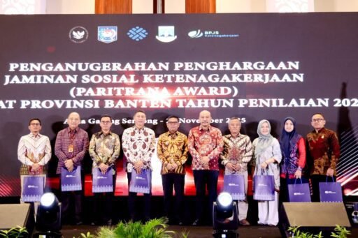Pemprov Banten dan BPJS Ketenagakerjaan Gelar Paritrana Award 2024