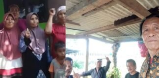 Hj.Desi Kurniati Malik dan toko masyarakat desa Sukamulya lakukan giat poging DBD di Jumat berkah