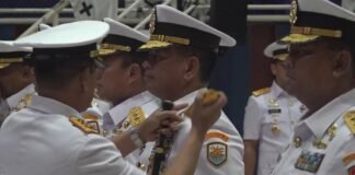 Dankodaeral IX Ambon Hadiri Upacara Sertijab Kastaf Koarmada RI, Pangkoarmada I&Pangkoarmada III