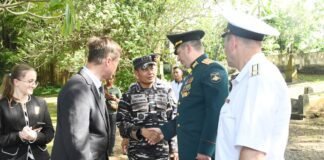 Danlanal Sabang Sambut Dubes,Atase Pertahanan Rusia&Crew Kapal Perang RFS Marshal Shaposhnikov-543