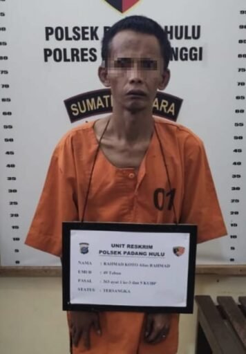 Polsek Padang Hulu Amankan Residivis Kasus Pencurian Dengan Pemberatan
