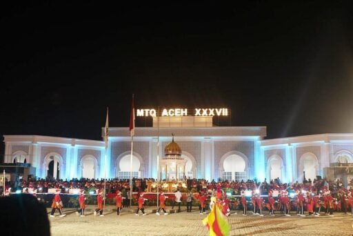 Danlanal Simeulue Hadiri Acara Pembukaan MTQ XXXVII Tingkat Provinsi Aceh di Kabupaten Pidie Jaya