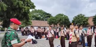 Kodim 0715/Kendal Tanamkan Jiwa Kepemimpinan dan Bela Negara Pada 50 Siswa Lewat Program KKRI