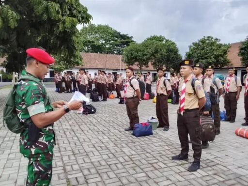 Kodim 0715/Kendal Tanamkan Jiwa Kepemimpinan dan Bela Negara Pada 50 Siswa Lewat Program KKRI