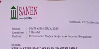 PW GNPK RI Kalbar meminta Polda Kalbar memproses pengaduan Sanen Firm