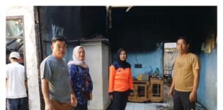 Konsleting Arus Listrik Hanguskan Rumah Warga la