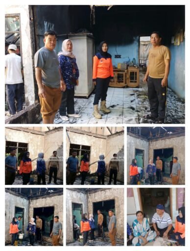 Konsleting Arus Listrik Hanguskan Rumah Warga la